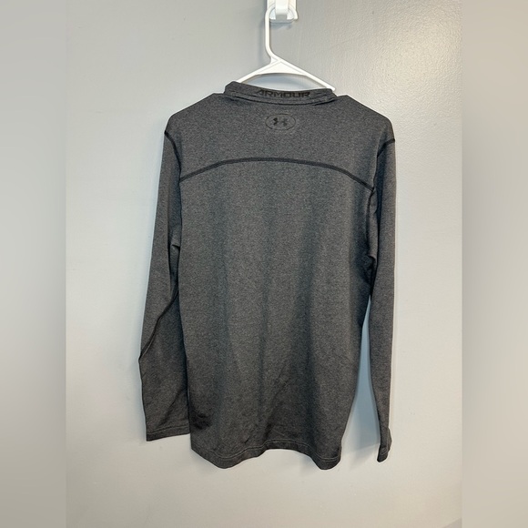Under armor Men's Gray Long Sleeve Compression Shirt - Picture 7 of 10